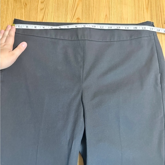 Talbots Chatham Ankle Pant Black Pleated Side Zip Trousers Women’s 14 Petite - Picture 11 of 14